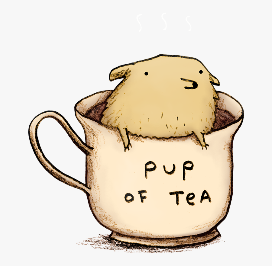 Pup Of Tee Fury Llc - Pup Of Tea, Transparent Clipart