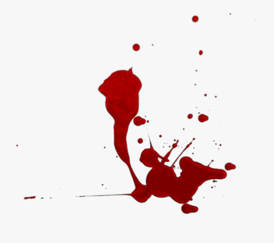 Transparent Blood Dripping Transparent Png - Cartoon Blood Splatter Transparent, Transparent Clipart