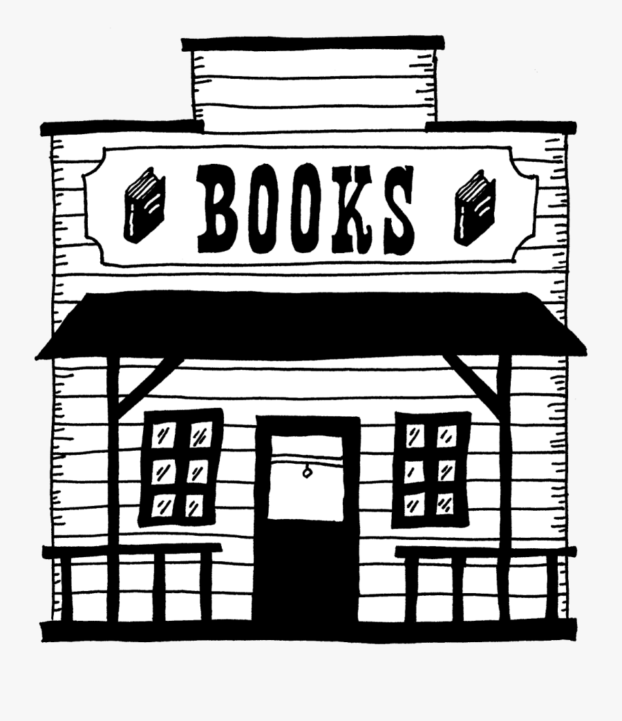 Alexandria - Bookstore Clipart Black And White, Transparent Clipart