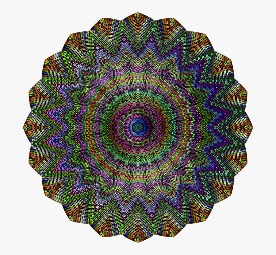 Symmetry,purple,doily - Circle, Transparent Clipart