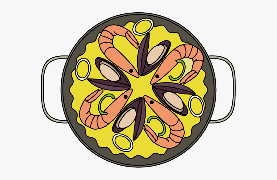 Spanish Food Clipart - Paella Clipart, Transparent Clipart
