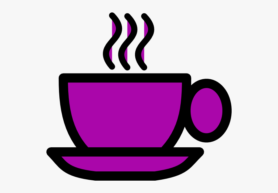 Tea Cake Clipart Cliparthut Free Clipart - Purple Tea Cup Clipart, Transparent Clipart