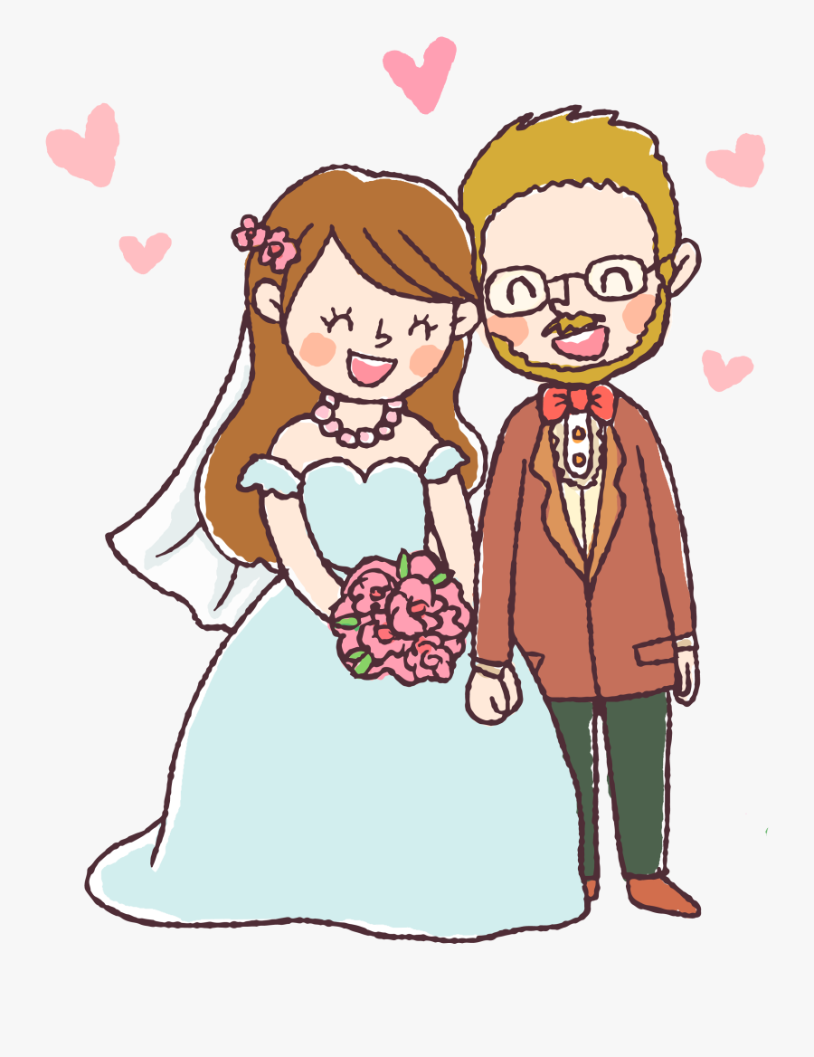 Clip Art Clipart Bride - Marriage Drawing, Transparent Clipart
