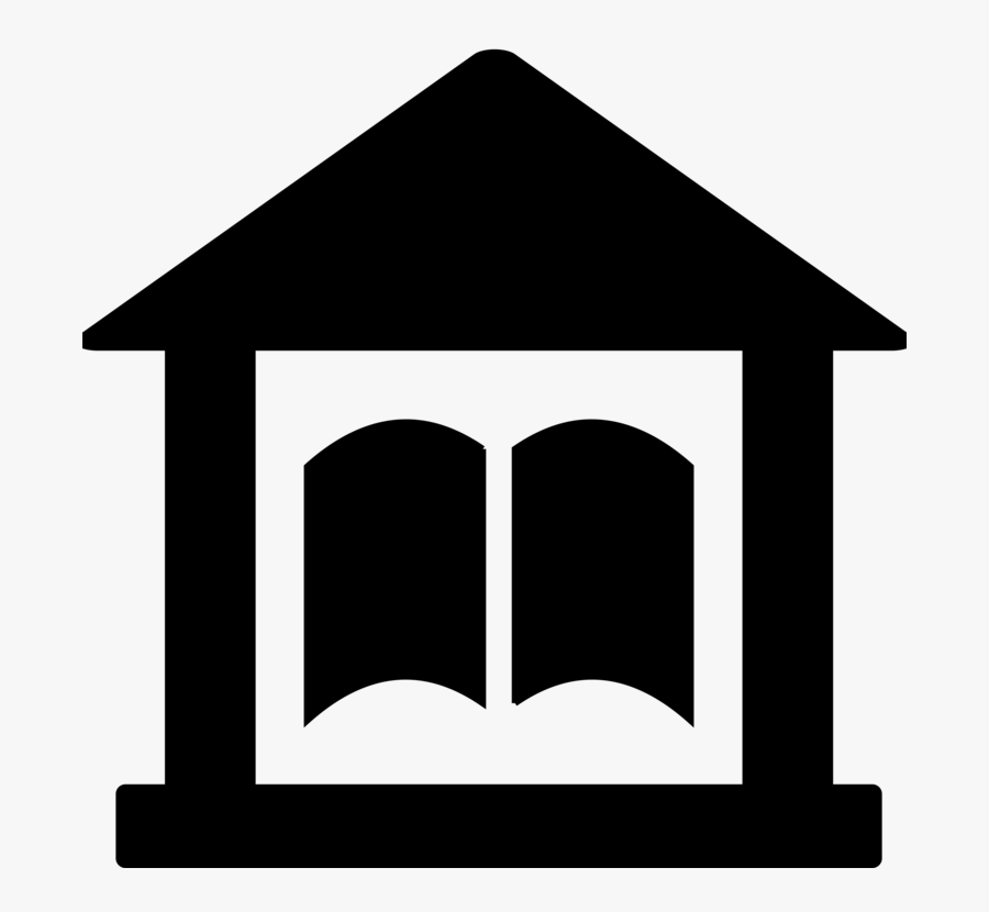 Library Symbol On Map, Transparent Clipart