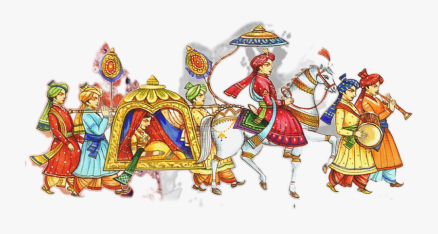 Wedding Clipart Psd & Wedding Clip Art Psd Images - Colour Hindu Wedding Clipart, Transparent Clipart