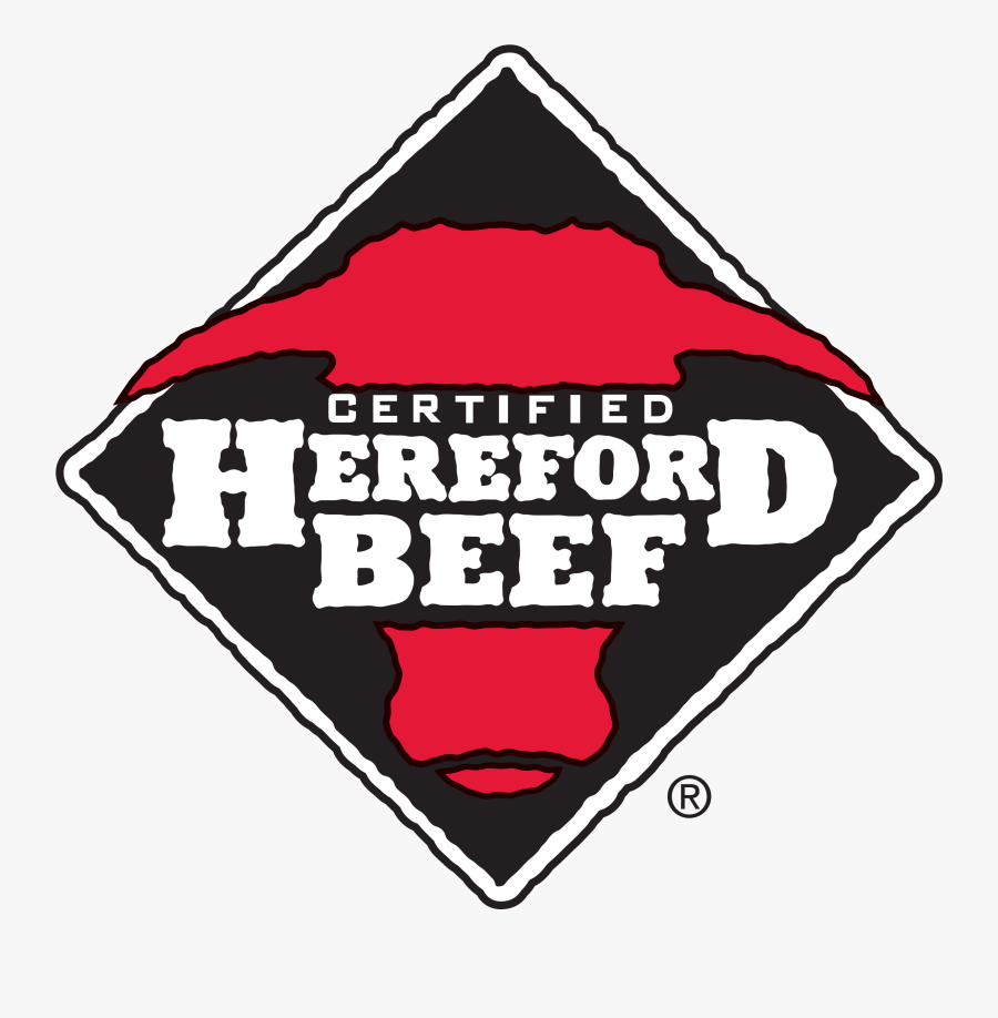 Certified Hereford Beef Hat, Transparent Clipart