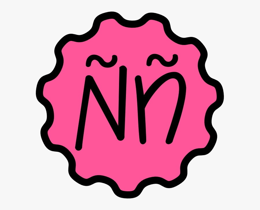 Flapjack Educational Resources - N With Accent Mark, Transparent Clipart