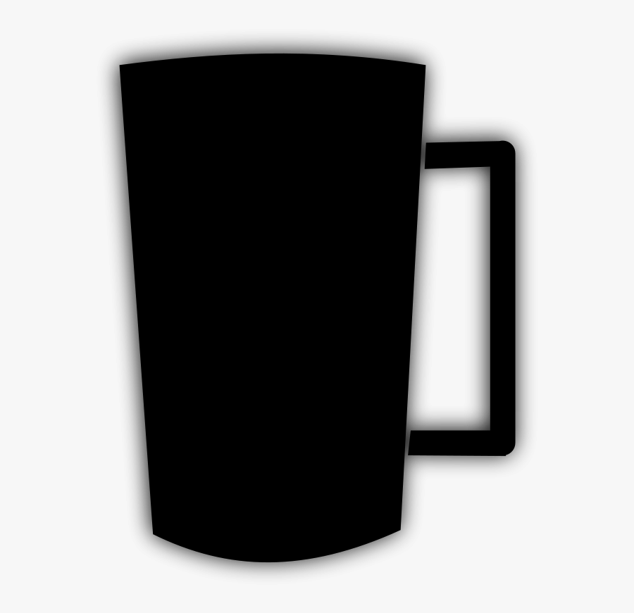 Tea Cup - Silhueta Caneca Png, Transparent Clipart