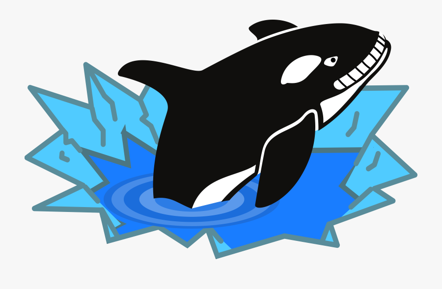 Fins Smiling Pencil And - Cute Killer Whale Drawings, Transparent Clipart