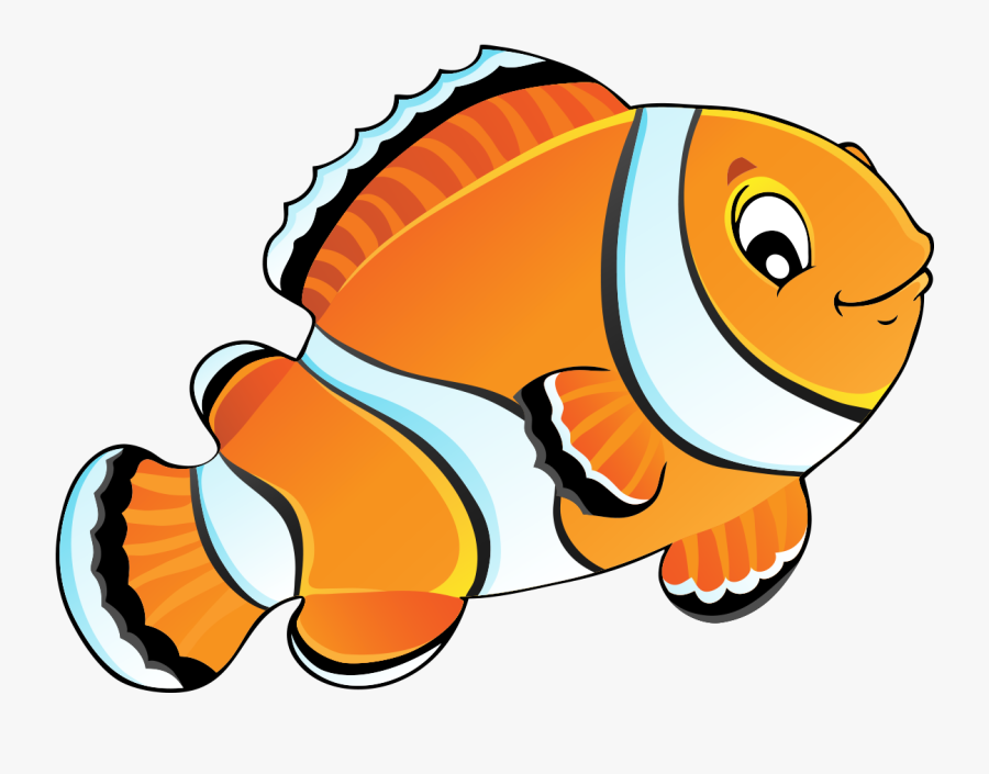 Collection Of Free Orange Drawing Goldfish Download - Transparent Cartoon Sea Creatures, Transparent Clipart