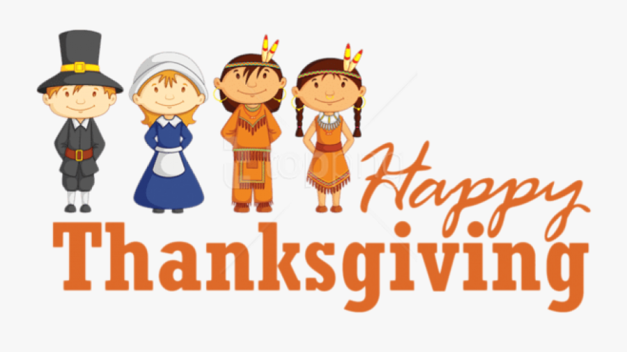 Pilgrims Cliparts Png Clear Background - Cartoon, Transparent Clipart