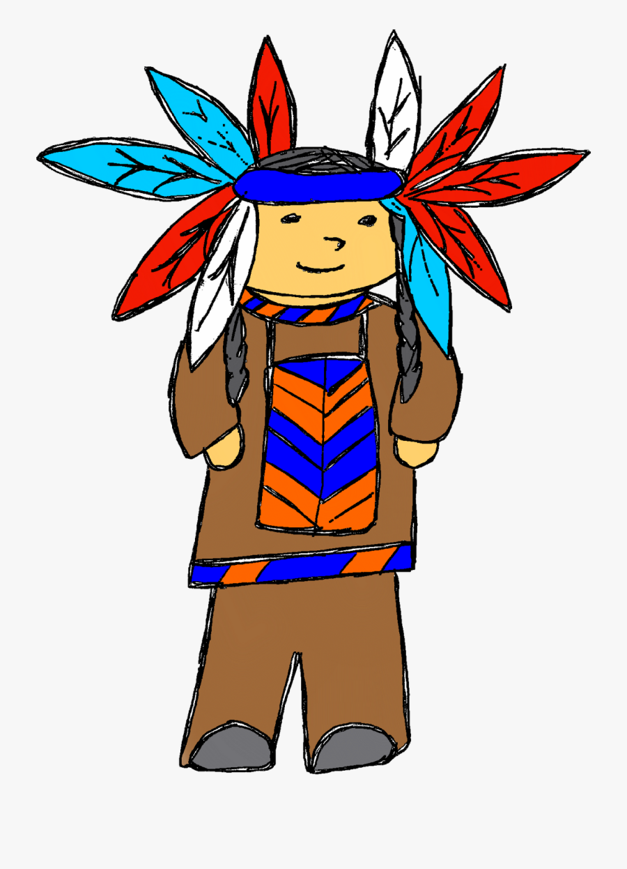 Clip Art By Carrie Teaching First - Clipart Indian Chief, Transparent Clipart