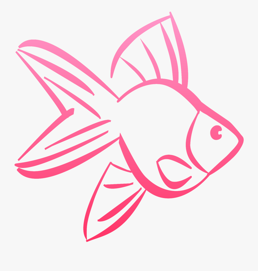 Goldfish Lady, Transparent Clipart