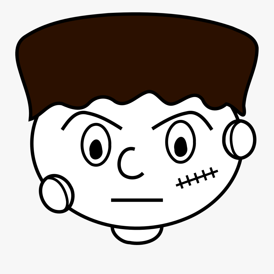 Frankenstein Clipart Black And White, Transparent Clipart