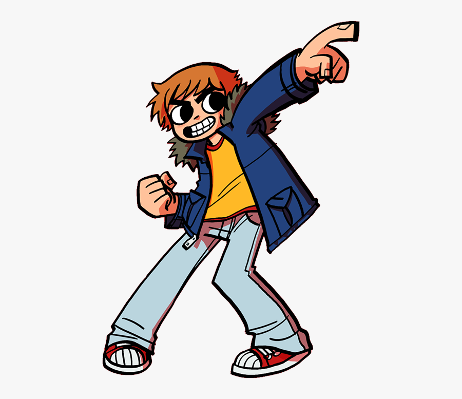 Pilgrim Clipart Shoe - Scott Pilgrim Comic Png, Transparent Clipart