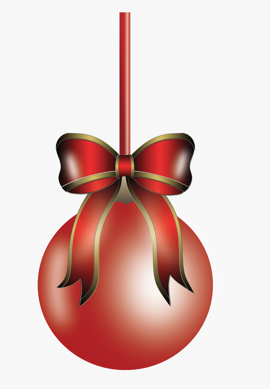 Vacation, Christmas, Holidays, Red, Ornament - Ribbon Pita, Transparent Clipart