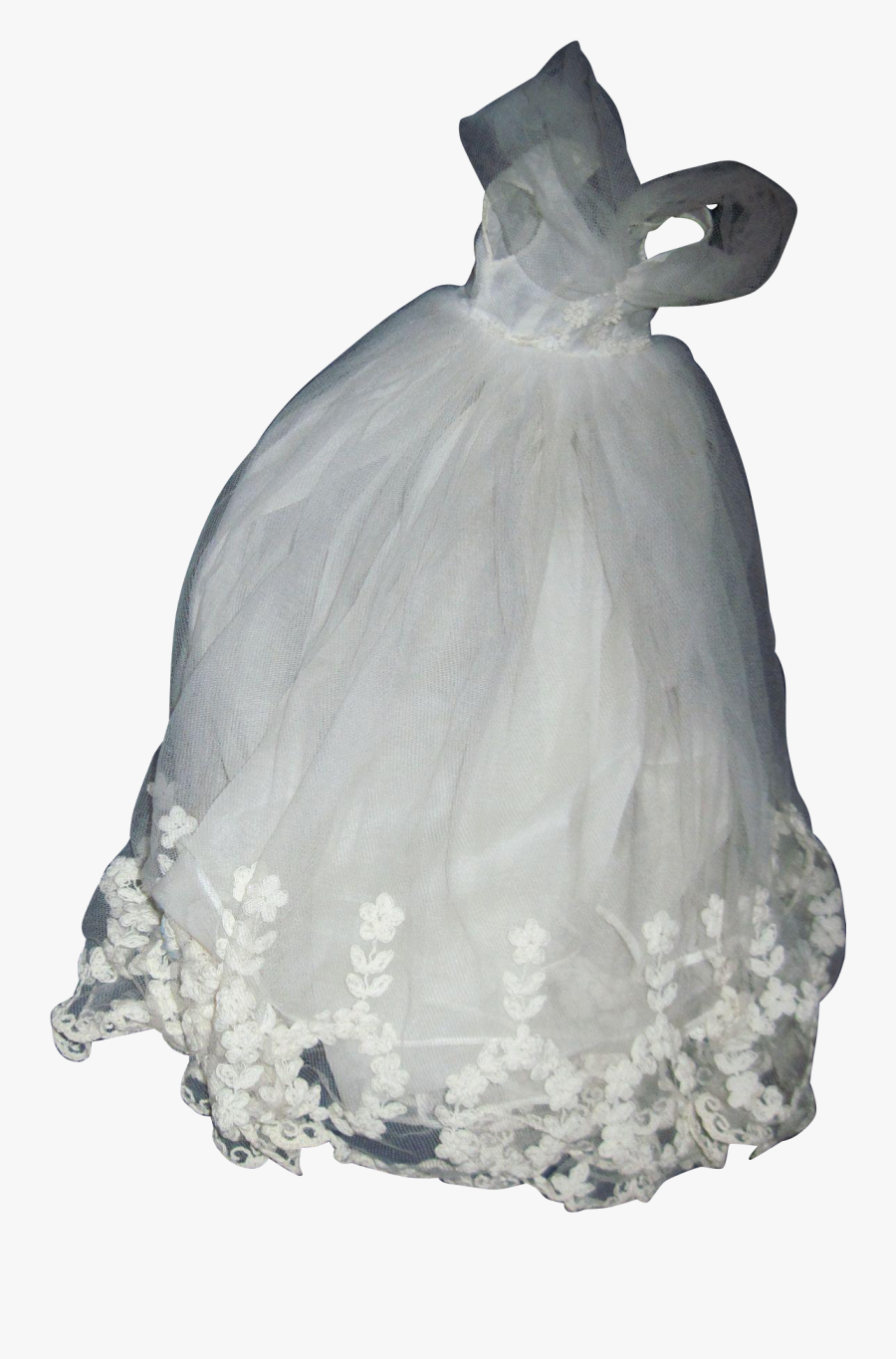 Vintage Elise Madame Alexander Doll Bride Dress Veil - Gown, Transparent Clipart