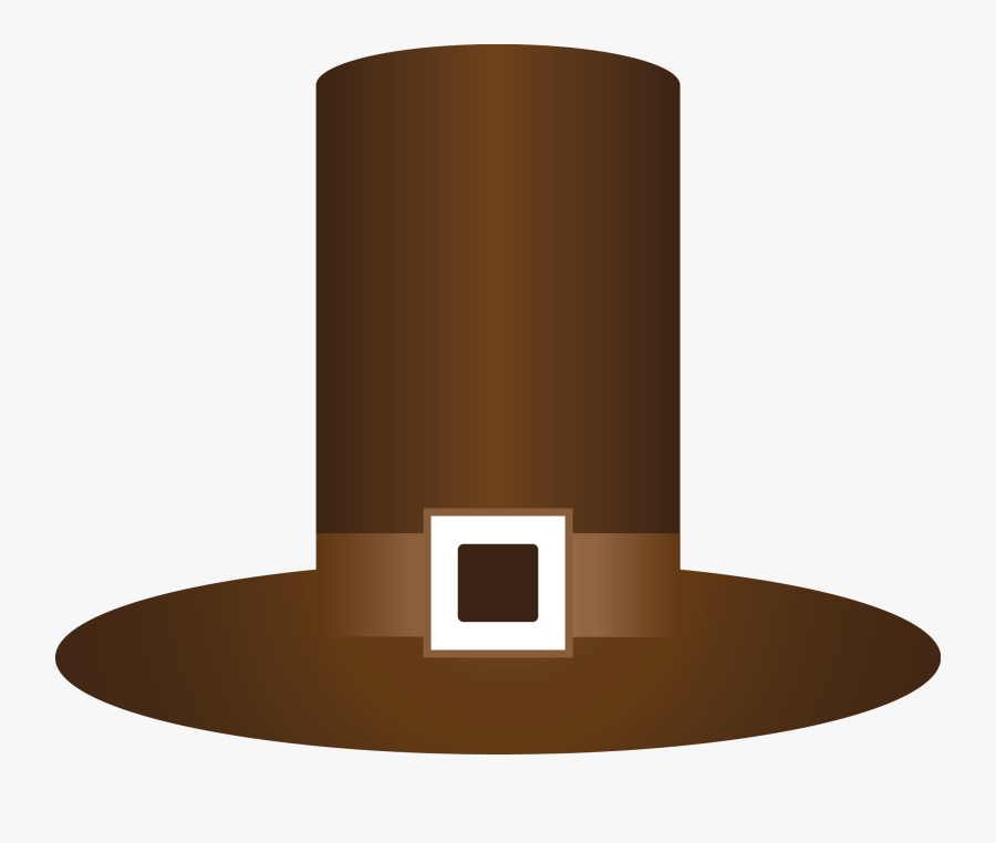 Thanksgiving Clipart Pilgrim Hat - Illustration, Transparent Clipart