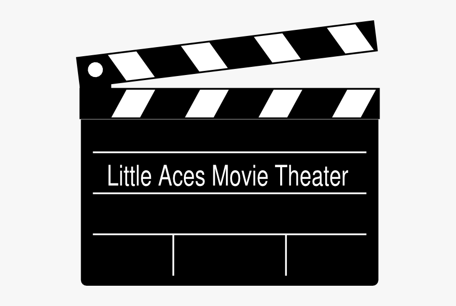 Aces Movie Theater Clip Art At Vector Clip Art Online - Clapper Board, Transparent Clipart