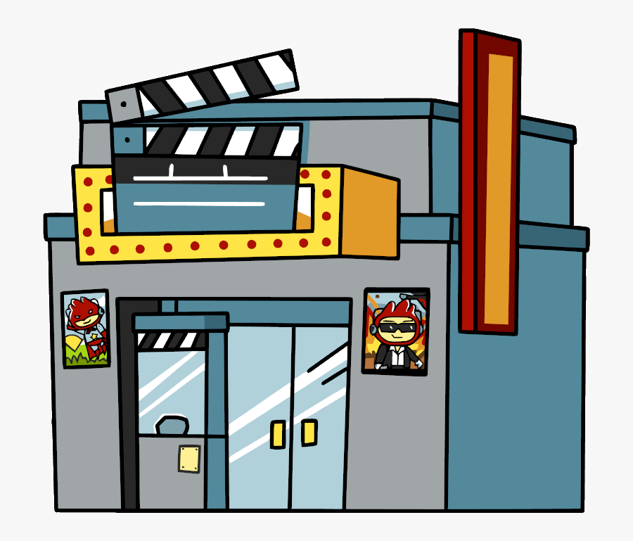 Cinema Clipart Movie Theatre - Movie Theater Cartoon Png, Transparent Clipart