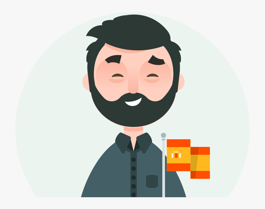 Moustache Clipart Spanish - Spaniard Clipart, Transparent Clipart