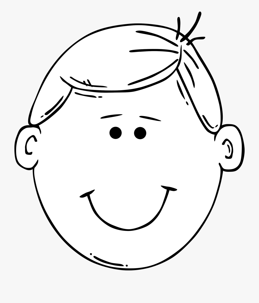 G Man Face - Black And White Clipart Face, Transparent Clipart