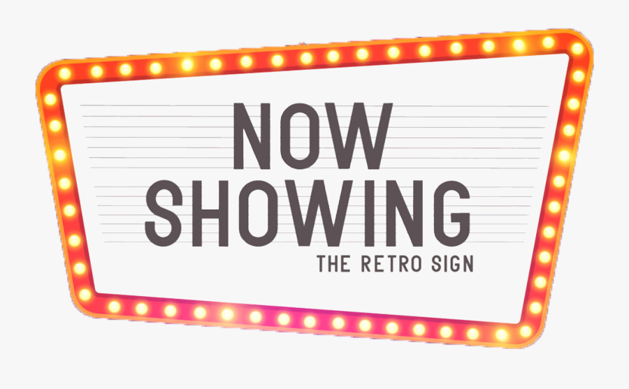 Theatre Cinema Neon Material Signboard Sign Deduction - Cinema Sign Png, Transparent Clipart