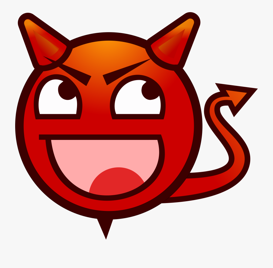 Devil Face Clipart, Transparent Clipart