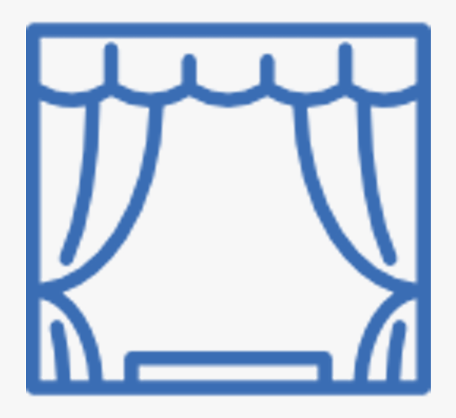 Convenient Motorized Blinds Portland - Black And White Stage Clipart Transparent, Transparent Clipart