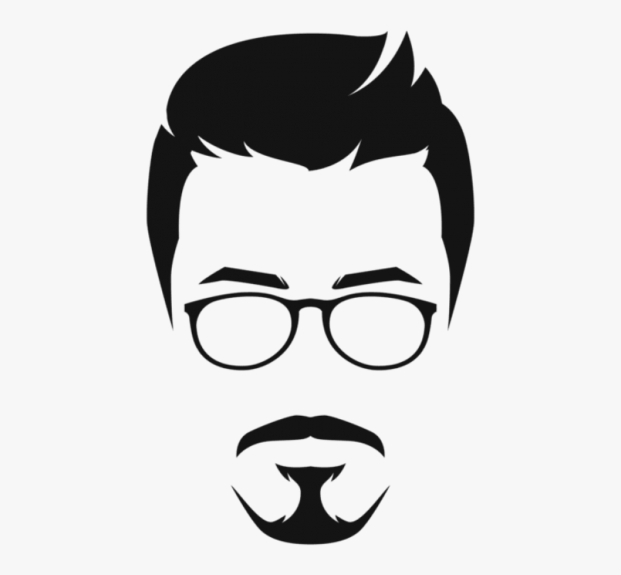 Transparent Hipster Beard Png - Transparent Face Clipart Png, Transparent Clipart