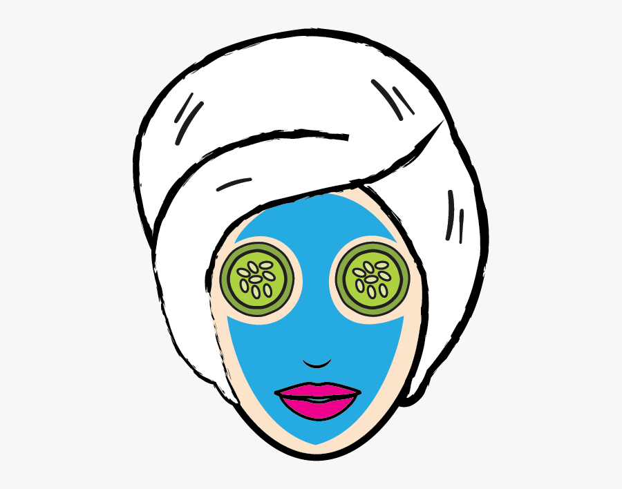 Makeup Clipart Beautiful Face - Transparent Face Mask Clipart, Transparent Clipart