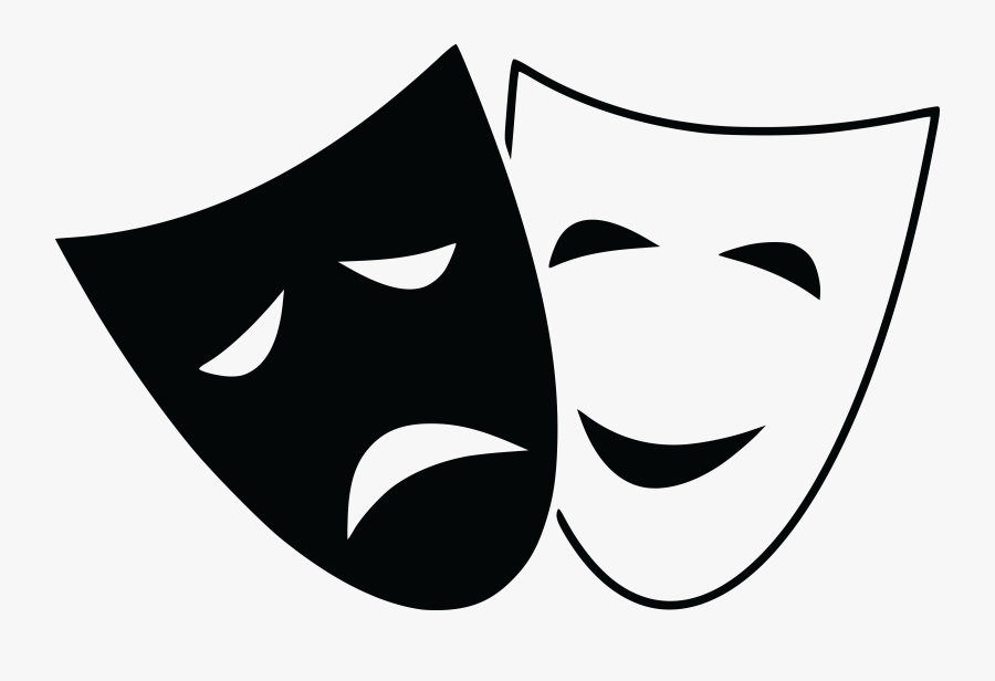 Free Clipart Of Theater Masks - Theater Mask Clipart, Transparent Clipart