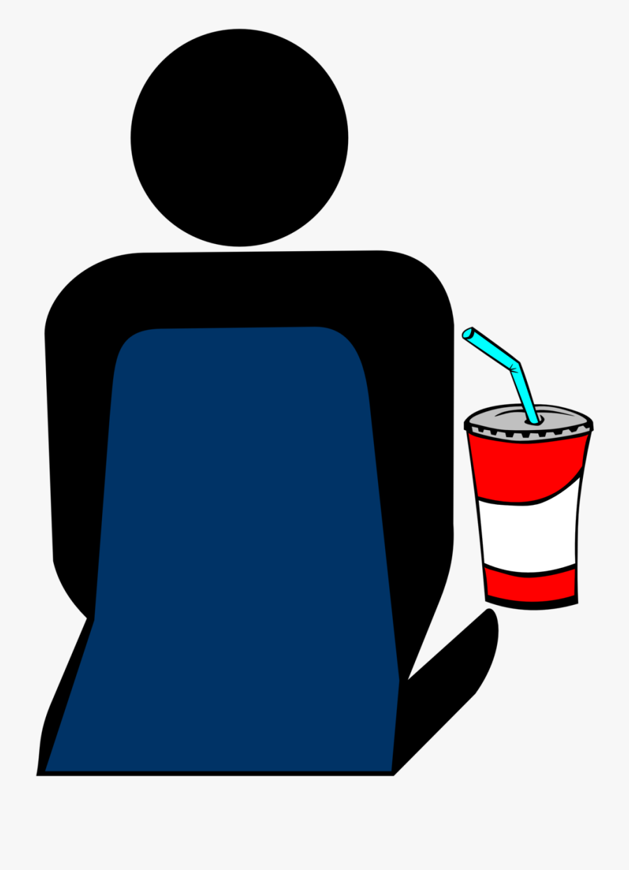 Cinema 3 Person With Soft Drink - Drink Clip Art, Transparent Clipart