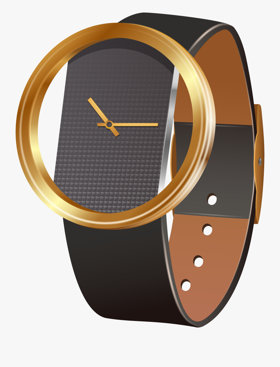 Wrist Watch Black Png Clip Art - Wrist Watch Image Png, Transparent Clipart