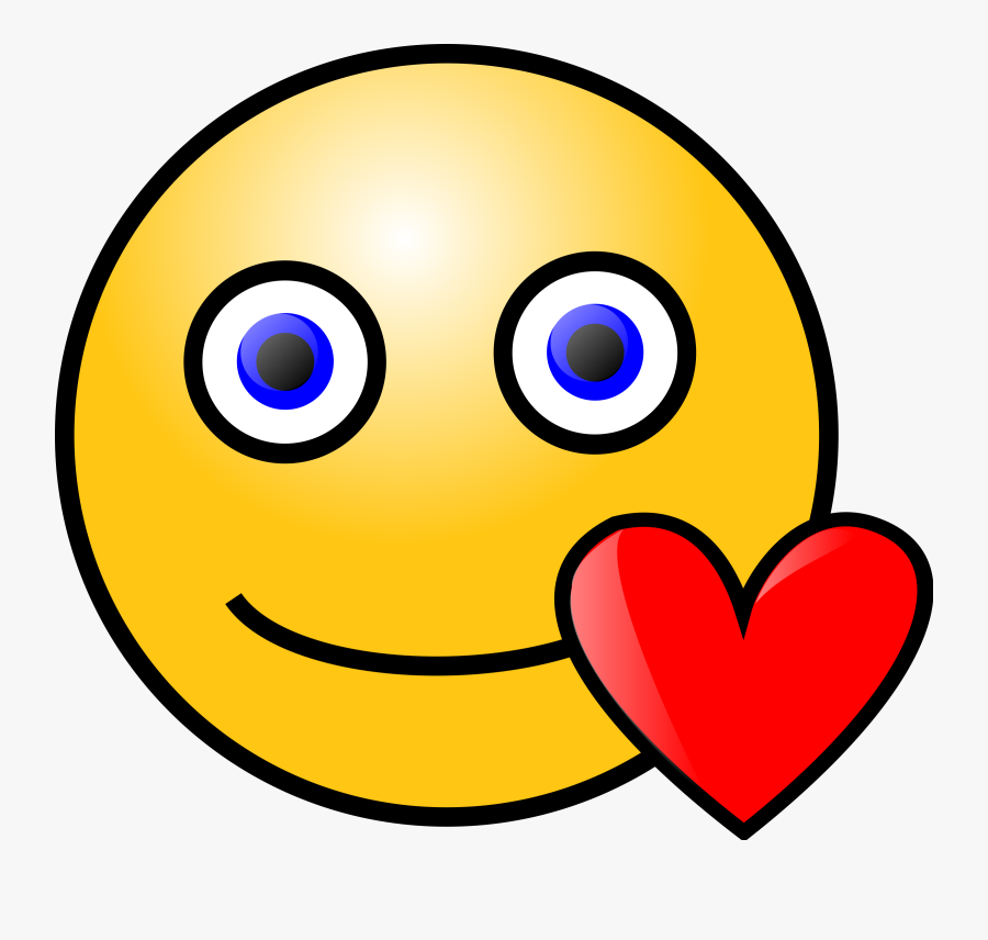Loving Face - Smiley With Heart Clipart, Transparent Clipart