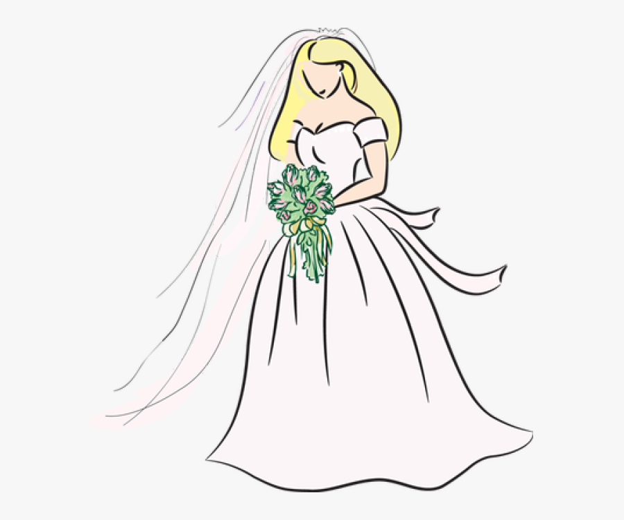 Clipart Bride, Transparent Clipart
