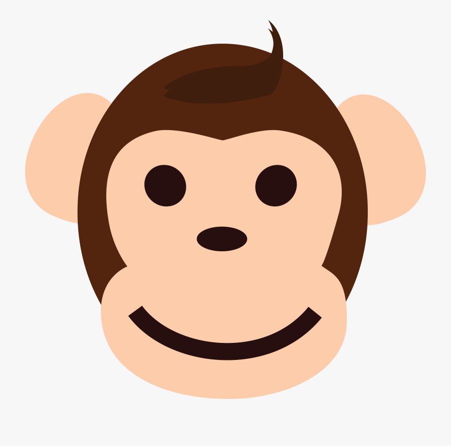 Free Clipart Of A Happy Monkey Face - Clipart Images Monkey Faces, Transparent Clipart