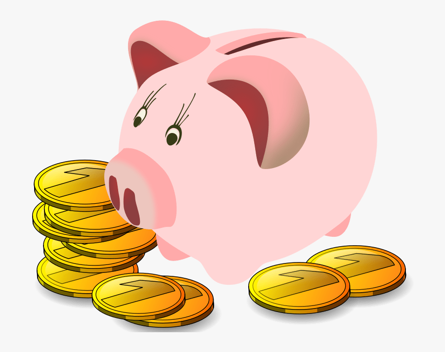 Piggy Bank - Piggy Bank And Money Clipart, Transparent Clipart