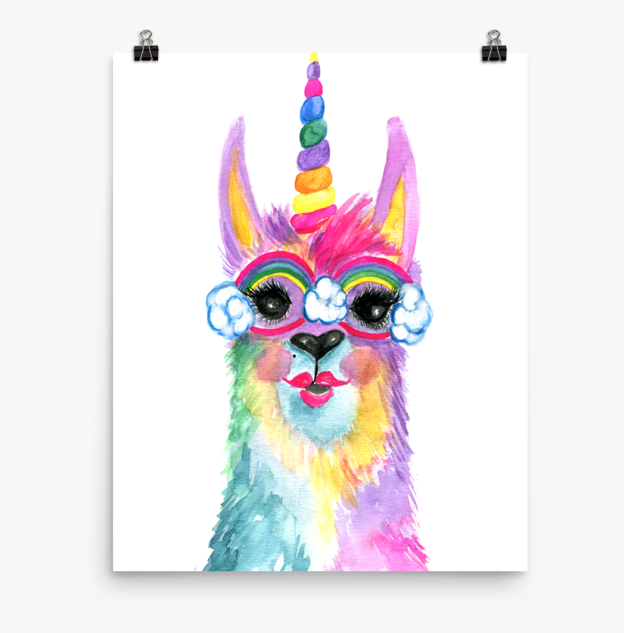 Image Result For Llamacorn Party Decorations - Llamacorn Clipart, Transparent Clipart