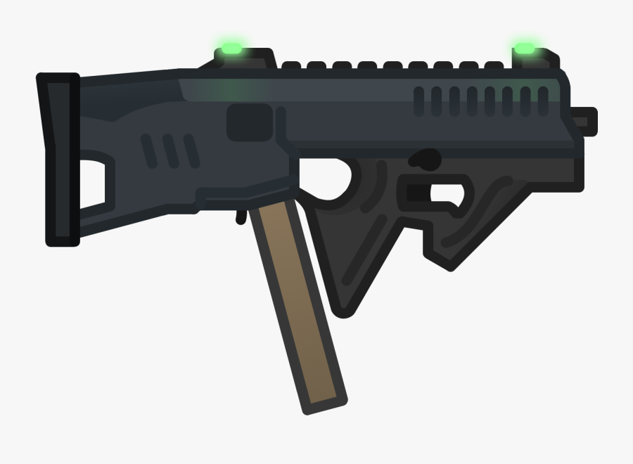 Assault Rifle, Transparent Clipart