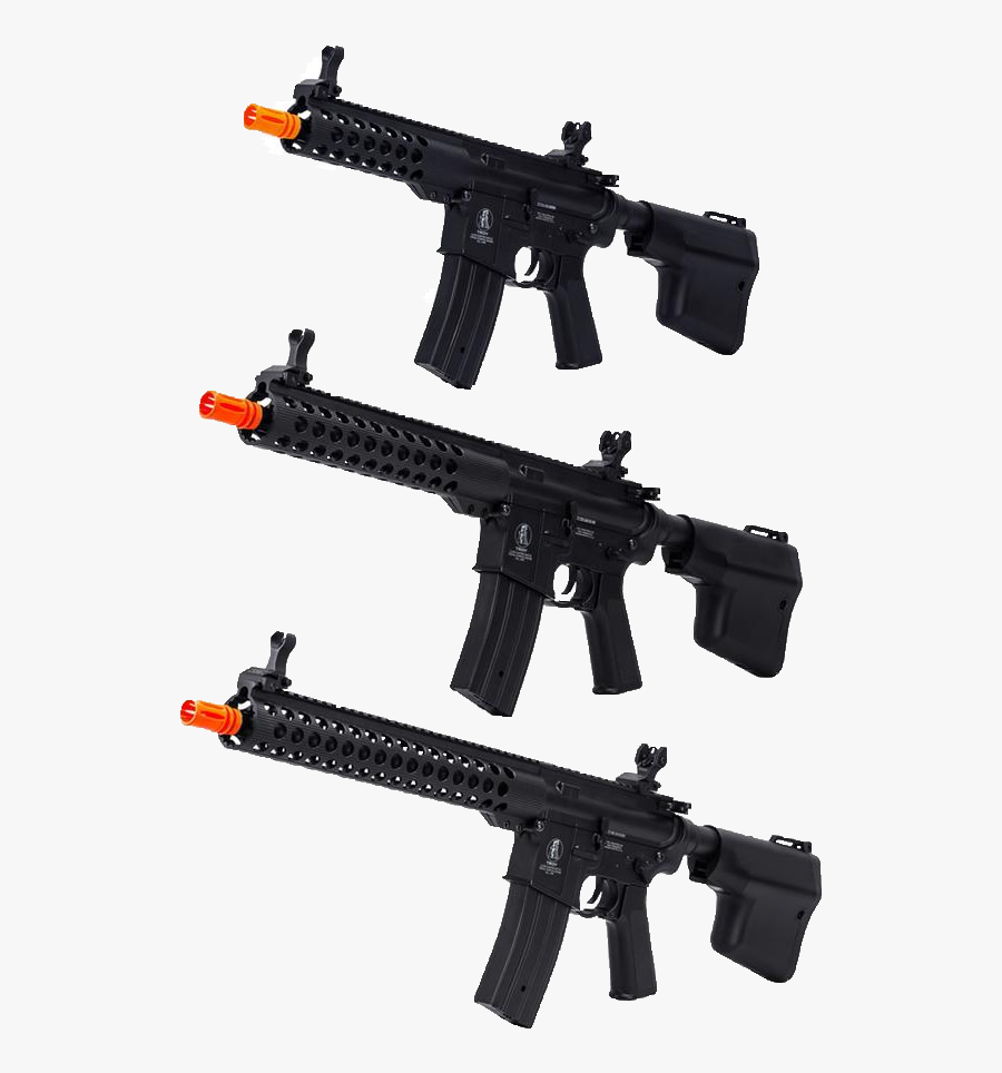 Troy Industries Full Metal Battle Rifle Airsoft Aeg - Echo1, Transparent Clipart