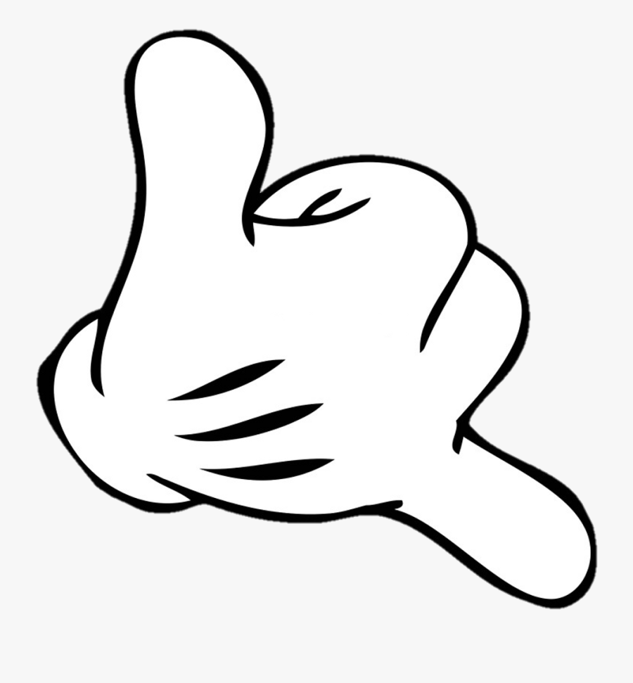 #hand #shaka #mickey - Shaka Mickey, Transparent Clipart
