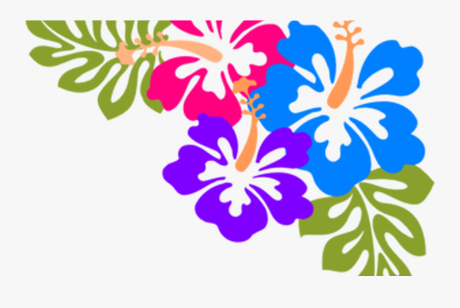 Hawaiian Flowers Border Png, Transparent Clipart