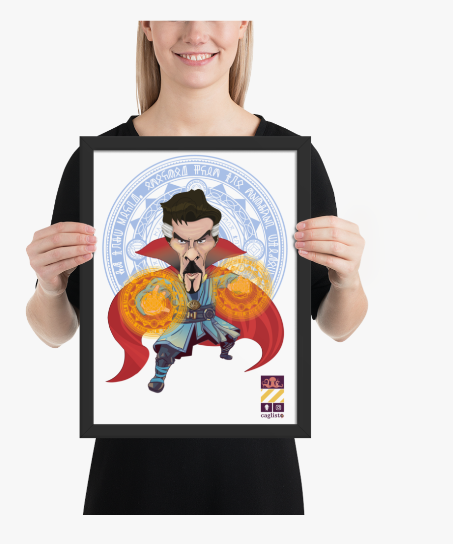Dr Strange Framed Art Print - Dr Strange Poster Drawing, Transparent Clipart