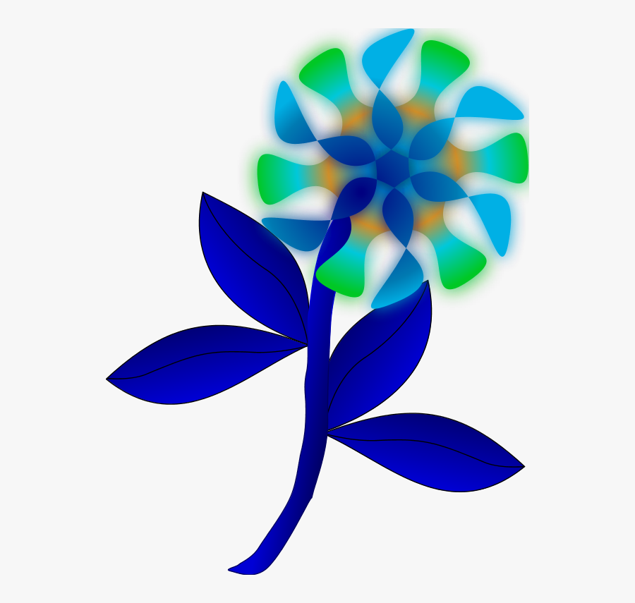 Strange Flower Vector Clip Art, Transparent Clipart