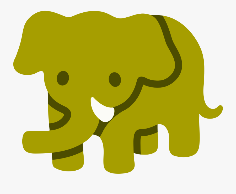 Functionality Wise, It Is Very Similar To Twitter - Google Elephant Emoji, Transparent Clipart