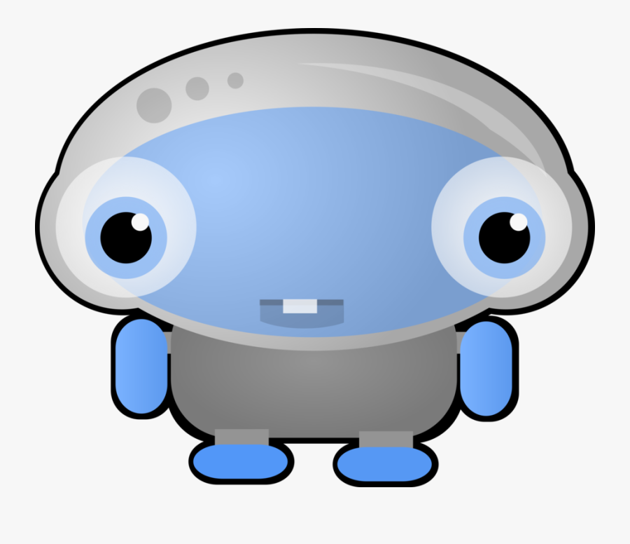 Technology,cartoon,robot - Musique Avec Extraterrestre Bleu, Transparent Clipart