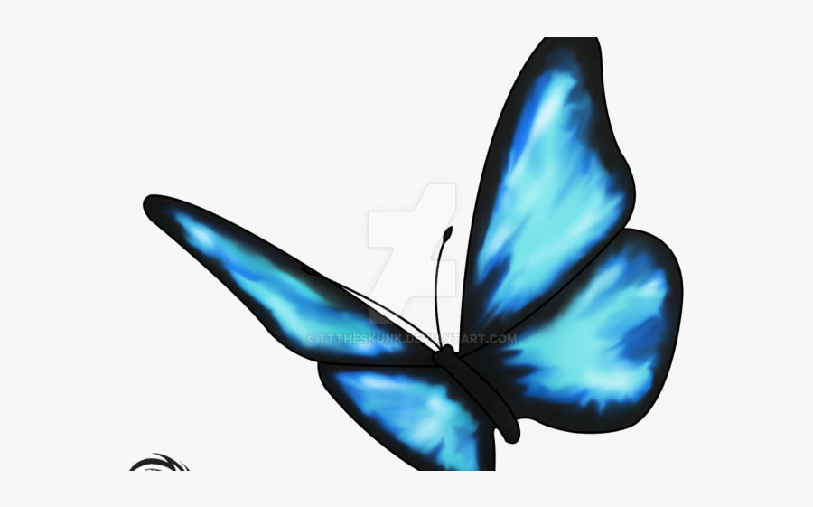 Life Is Strange Clipart Blue Butterfly Tattoo - Blue Butterfly From Life Is Strange, Transparent Clipart