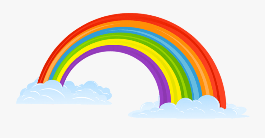 Free Png Download Rainbow With Clouds Png Images Background - Clouds With Rainbow Background Png, Transparent Clipart