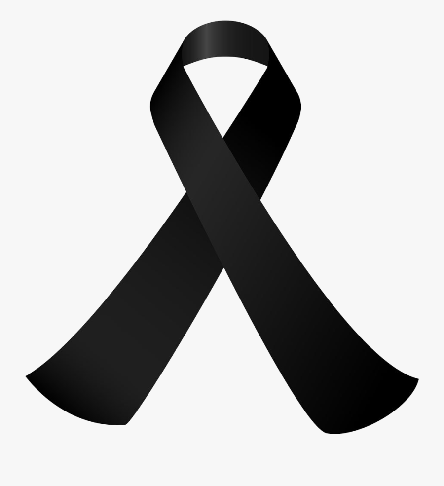 11 September Attacks Black Ribbon Awareness Ribbon - Black Ribbon For Facebook Profile, Transparent Clipart
